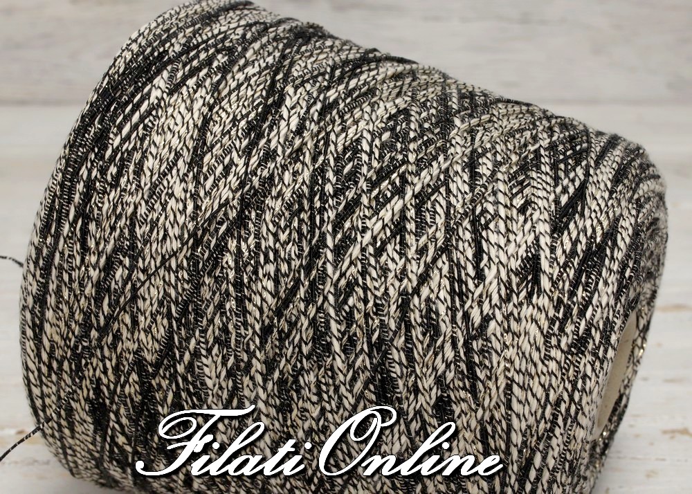 Coton Crochet Fior di Cotone Lamè Lurex Boule Extra Brillant 50 Gr